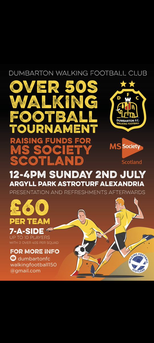 dumbarton walking football tournament