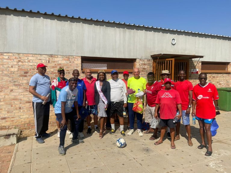 Walking Football 4 Health Namibia team 768x576