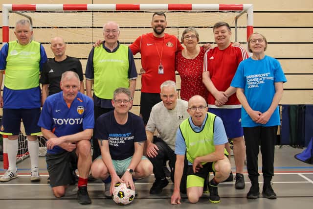 On World Parkinson’s Day the Foundation of Light told how its walking football sessions are making a difference for those living with the disease.
The official charity of Sunderland AFC hosts a weekly session with the support of Parkinson’s UK, to help those living with neurological diseases to stay active and social.
Sessions take place every Tuesday from 12pm-1pm, followed by tea and a chat in the Beacon of Light café.