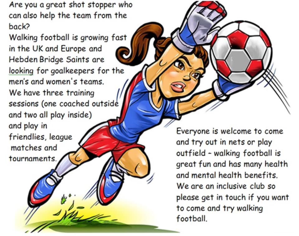 Hebden Bridge WFC looking for keepers & players 40+