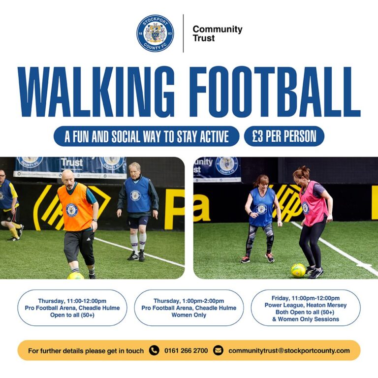 Stockport County Community Trust Walking Football Sessions 2 768x768
