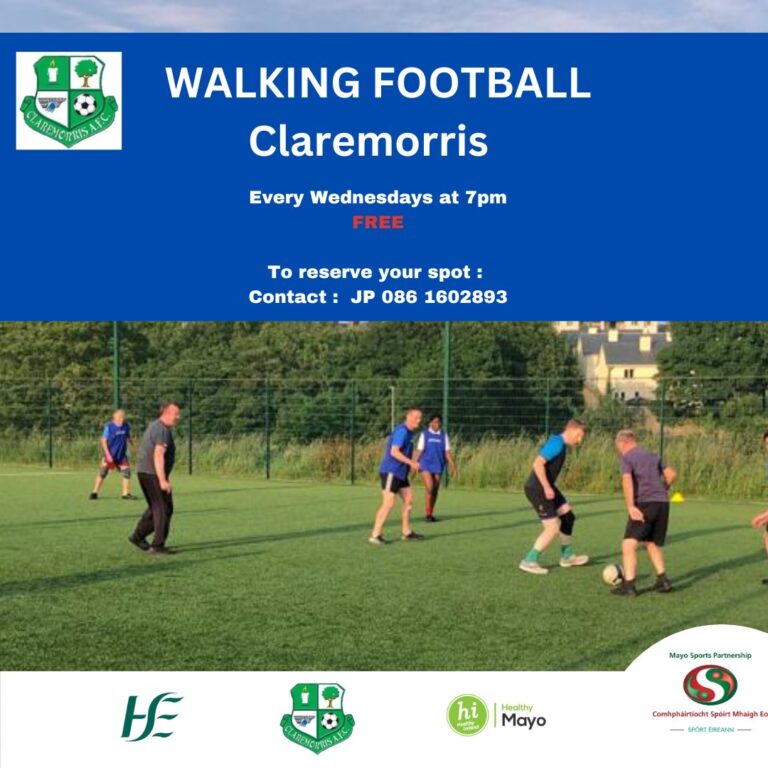 Claremorris AFC Walking Football 768x768