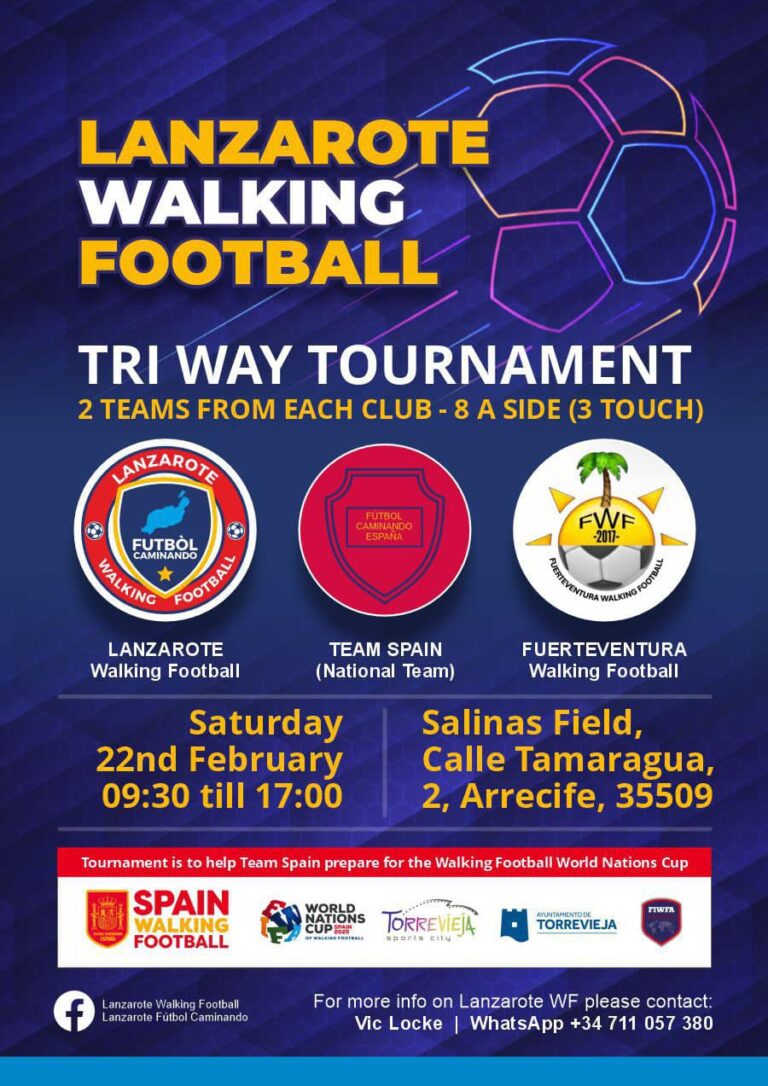Lanzarote Walking Football Tri Way Tournament 22nd Feb 2025 768x1086