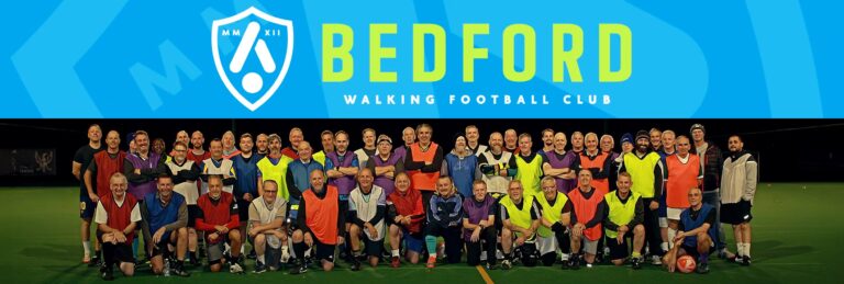 Bedford Walking Football Club banner 768x259