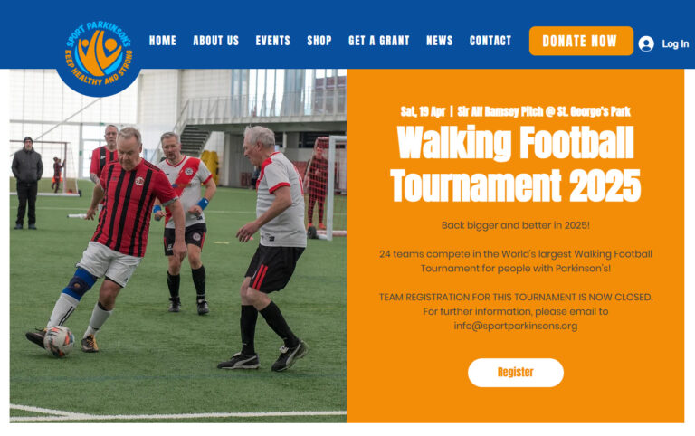 FREE Supporters Tickets now available for 2025 Sports Parkinsons Tournament 1 768x482