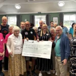 A thousand pounds has been donated to a Walsall care home by Old Corinthians Walking Football Club which will pay for a state-of-the-art sensory table to enrich the lives of residents. The money was raised at a recent football match and community fundraising day held at Dales Lane, home of Rushall Olympic FC.