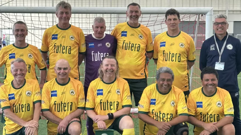 Foreveroo - Lee Pepper fractured a collarbone playing soccer, but it put him on a different path to represent Australia in a different version of it.
Dr Pepper will wear green and gold as a Foreveroo, Australia's team in the FIWFA World Nations Cup for walking football in Spain in October.
With the Cup only having started in 2023, Dr Pepper is excited that there's a platform for the sport to be played seriously.