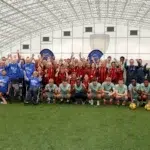 Care home residents and relatives laced up their football boots at they took part in a special VIP match at AFC Bournemouth’s new Performance Centre. Care South’s annual walking tournament saw a team of residents and their loved ones from Castle Dene care home in Bournemouth and St Ives House in Ringwood take on the AFC Bournemouth Community Sports Trust. And the residents walked away victorious, clinching a 3-2 win.