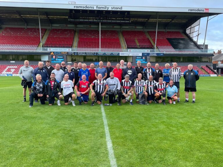 Grimsby Town Corinthians Walking Football Club partner with Grimsby Town Foundation 768x576