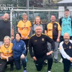 Newport County defender Joe Thomas took part in a special session of Walking Football this week as part of the EFL Week of Action, helping to inspire local participants and promote inclusive football opportunities across the city.
