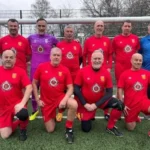 Jersey’s Over-50s walking football side produced a series of performances to be proud of as they competed against international opposition in a tournament held in Wigan over the weekend.