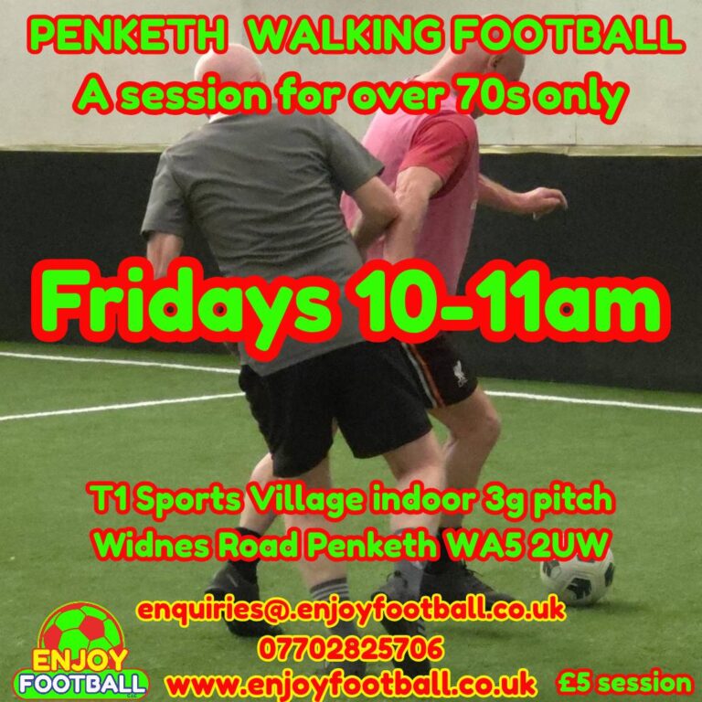 Enjoy Football CIC T1 Sports Village Over 70s 768x768
