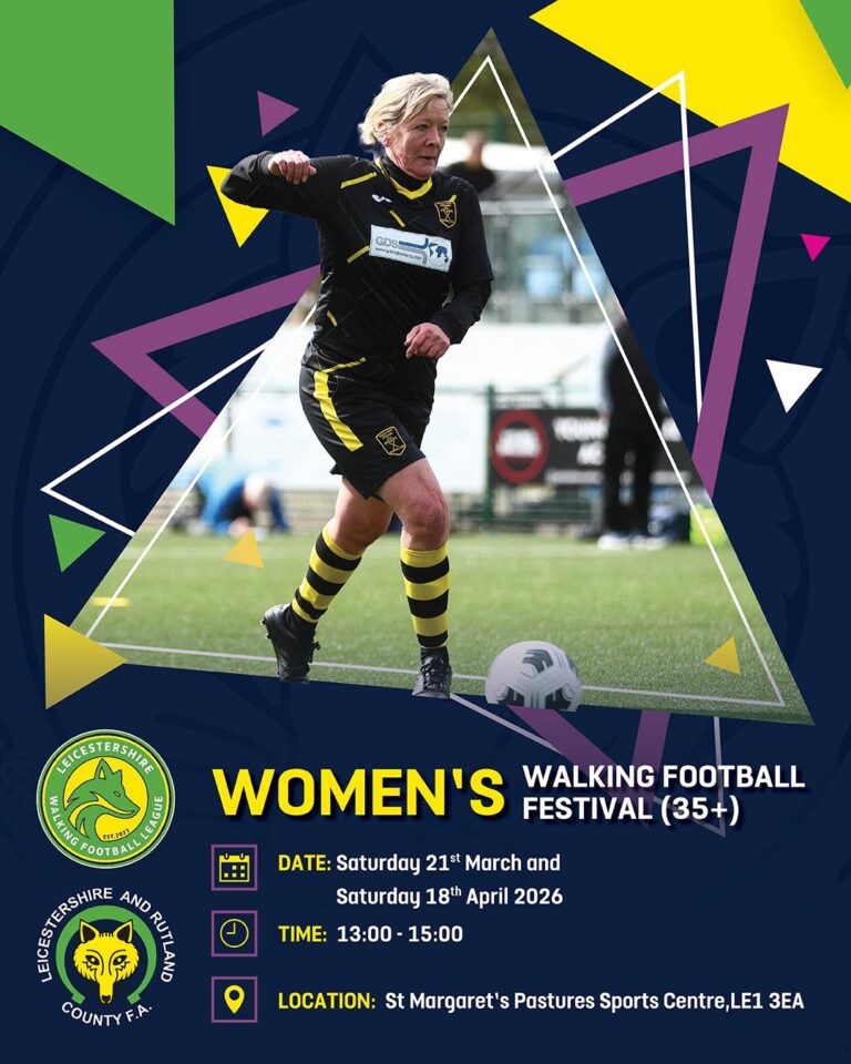 Leicestershire Rutland County FA Womens Walking Football Festival 768x960