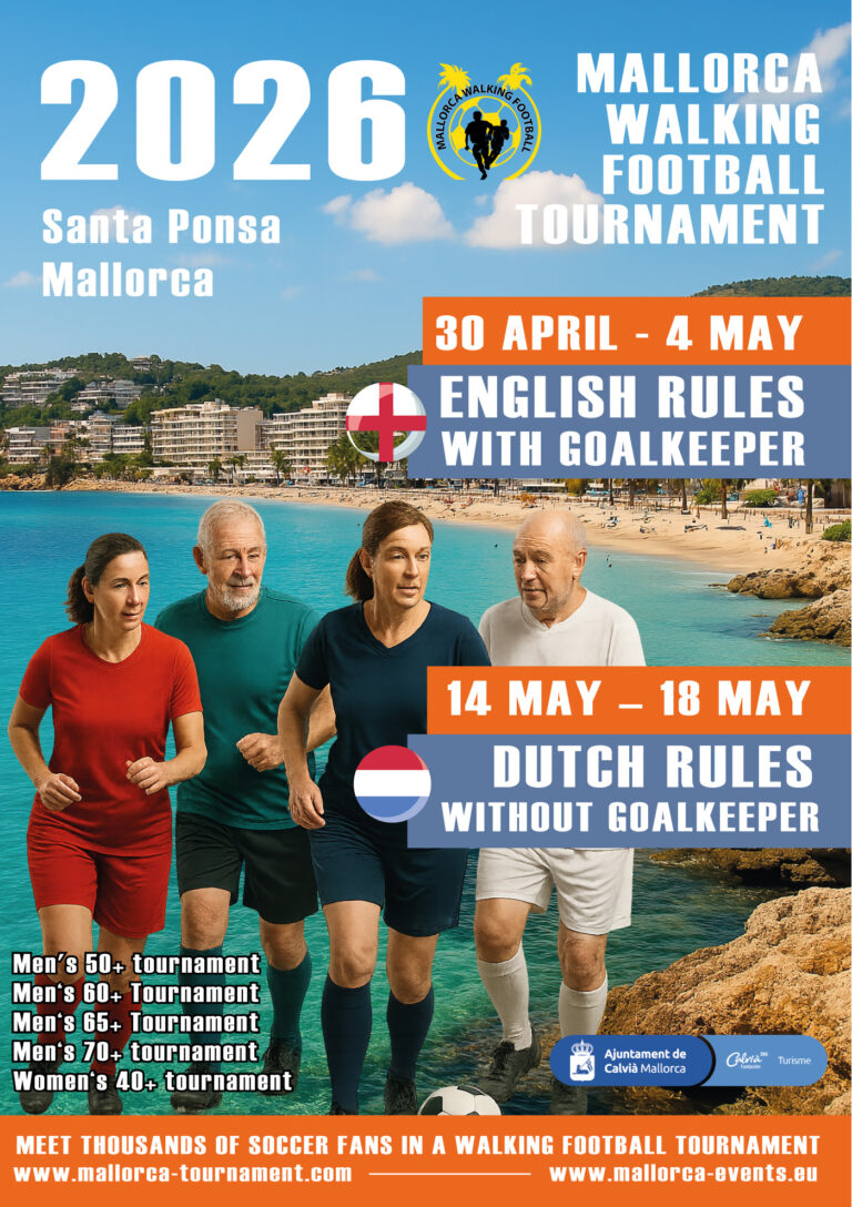 Mallorca Walking Football Tournament 2026 14 18 May DUTCH rules 1 768x1088