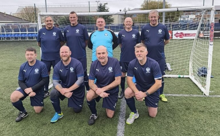 Airbus FC UK Broughton FC The Buccaneers Walking Football 50s 768x474