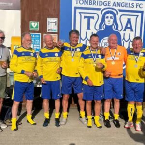 Burwash entered a team into the Tonbridge Angels FC Over 60’s Walking Football Tournament for the second time and once again ended winning the Plate Competition The host team, Tonbridge, won the competition with Burwash contesting the Plate and running-out worthy winners