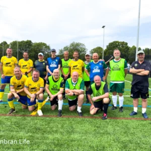 Organisers of a 12-hour walking football tournament in Cwmbran say they’ve beaten their fundraising target of £1,000 and hope to pass £2,000 by the time all the donations are counted. Lee Morgan, Cwmbran Celtic’s over 50s walking team manager and committee member, said he spotted an advert on social media for Prostate Cancer UK and thought it “fitted” well with the club.
