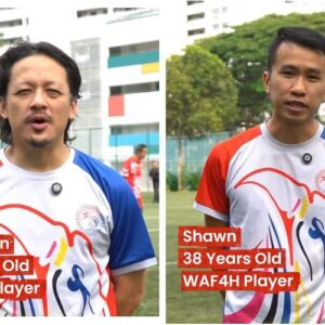 Walking football lowers those barriers. Because it is contactless and less physically demanding, it creates space for people who may otherwise exclude themselves. Edwin calls WAF4H “a big family reunion.” Everyone is encouraged to promote each other, to acknowledge small successes, and to make everyone feel at home.