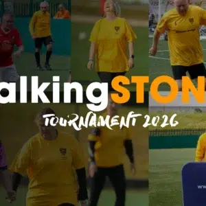 Walking football has become one of the fastest-growing forms of the game in recent years, providing significant physical and mental health benefits while fostering friendships and community spirit. Stones in the Community currently runs successful walking football programmes for men aged 50 and over and women aged 40 and over, welcoming players of all abilities. The sessions help participants maintain fitness, improve wellbeing and remain connected through a shared love of football.