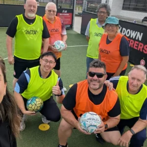 The WalkSoccer Blacktown program has brought together seniors from across Western Sydney to stay active, build new friendships and experience the benefits of football in a fun, welcoming and inclusive environment. Delivered in partnership with Walking Football NSW, Western Sydney Local Health District and Blacktown City Council, the program welcomed 21 participants throughout its inaugural 10-week term between 8 May and 3 July, with 11 regular participants returning week after week to become the foundation of a growing WalkSoccer community.