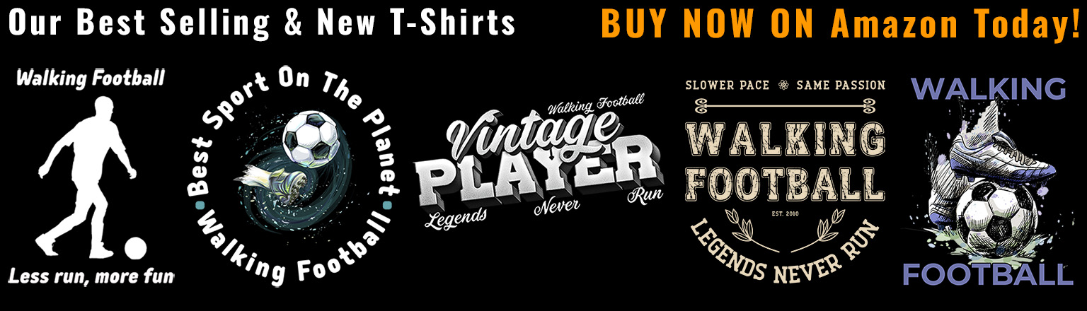 Official Walking Football Shop — t-shirts, gifts & merch on Amazon