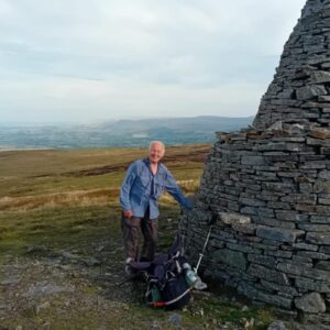 Steve Kelly completed the route from St Bees on the Cumbrian coast to Robin Hood's Bay in North Yorkshire in 12 days. The 77-year-old, a member of Salisbury Walking Football Club, chose Salisbury Hospice Charity after it cared for people close to him. Mr Kelly began the challenge on August 6 and finished 12 days later.