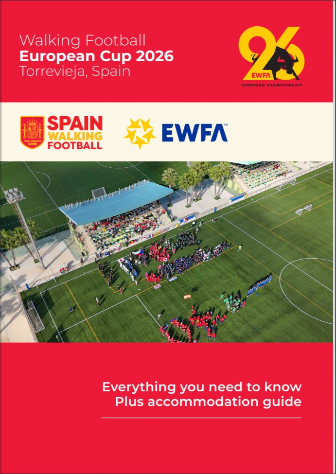 Fixtures, team information and tournament updates are available on the official Spain Walking Football website.